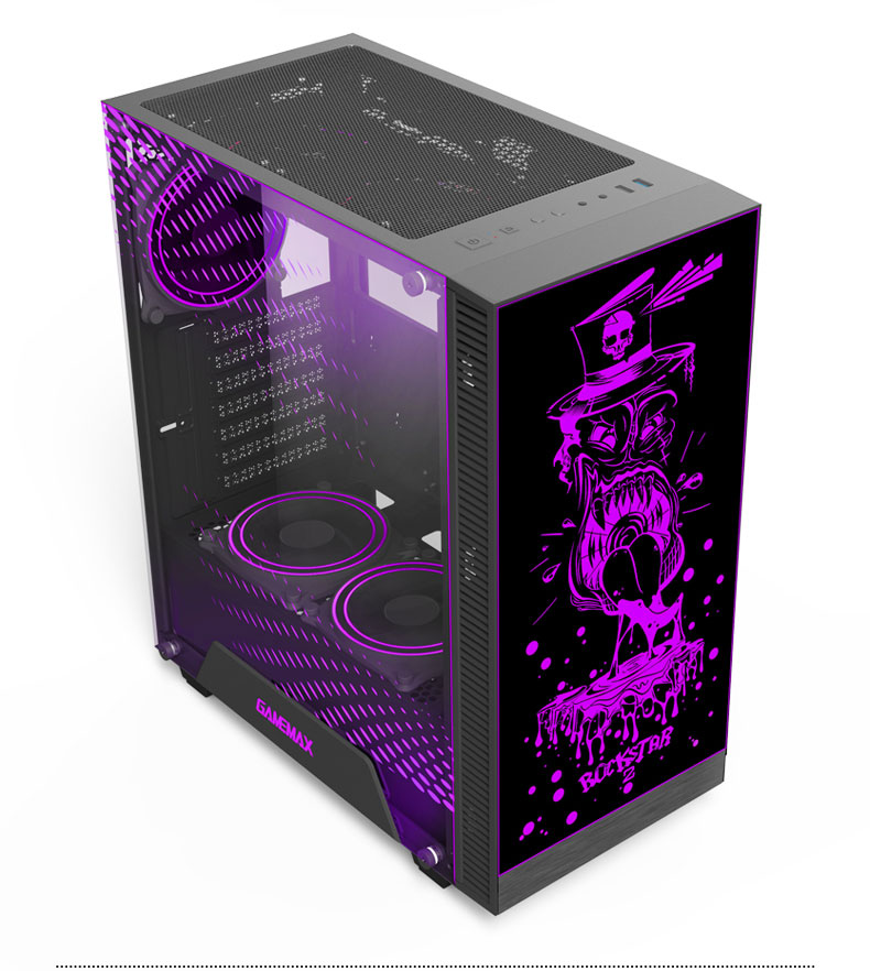 Gamemax RockStar 2 Black Gaming Computer Case